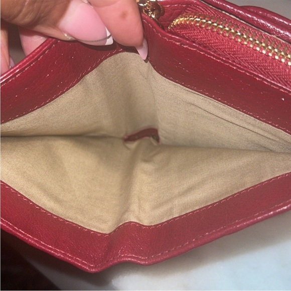 AUTHENTIC CHLOE’ LEATHER BIFOLD COMPACT WALLET CONVERTED TO WOC - Picture 5 of 6